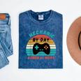 Mechanic Birthday For Graduation Or Christmas Mineral Wash Tshirts Mineral Navy