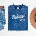 Mechanical Engineer Est 2019 Graduation Mineral Wash Tshirts Mineral Navy