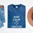 Medical Student Almost Doctor Med School Graduation Mineral Wash Tshirts Mineral Navy