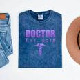 Medical Student Shirt Doctor Graduation Tshirt MD DO Degree Mineral Wash Tshirts Mineral Navy