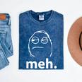 Meh Shirt Teacher Idea College Geek Graduation Tshirt Mineral Wash Tshirts Mineral Navy