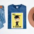 Mexican For Graduation El Graduado 2023 Mineral Wash Tshirts Mineral Navy