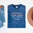 Middle School Graduation For Her 2021 High School Mineral Wash Tshirts Mineral Navy