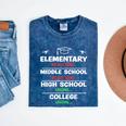 Middle School Graduation We Are Done Class Of 2023 8th Grade Mineral Wash Tshirts Mineral Navy