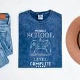 Middle School Level Complete Shirt Graduation Gaming Mineral Wash Tshirts Mineral Navy