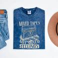 Mixed Tapes Not Feelings Nostalgia Retro Cassette Tape Mineral Wash Tshirts Mineral Navy