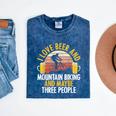 Mountain Biking Beer Drinking Introvert Sayings For Cyclist Mineral Wash Tshirts Mineral Navy Mountain Biking Beer Drinking Introvert Sayings For Cyclist Mineral Wash Tshirts Mineral Navy