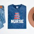 MsMrs Miss NURSE Nursing Graduation Mineral Wash Tshirts Mineral Navy