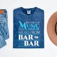 Music Major Student Pun Graduation Mineral Wash Tshirts Mineral Navy