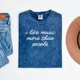 I Like Music More Than People Introvert Music Lovers Mineral Wash Tshirts Mineral Navy I Like Music More Than People Introvert Music Lovers Mineral Wash Tshirts Mineral Navy
