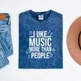 I Like Music More Than People Music Lover & Introvert Mineral Wash Tshirts Mineral Navy I Like Music More Than People Music Lover & Introvert Mineral Wash Tshirts Mineral Navy
