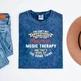 Music Therapy Major Student Shirt Graduation Mineral Wash Tshirts Mineral Navy