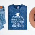 Musical Theater Major Graduation Mineral Wash Tshirts Mineral Navy