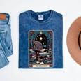 Mystical Library Book Reader The Introvert Tarot Card Mineral Wash Tshirts Mineral Navy Mystical Library Book Reader The Introvert Tarot Card Mineral Wash Tshirts Mineral Navy