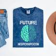 Neuro Surgeon Brain Student Graduation Future Neurosurgeon Mineral Wash Tshirts Mineral Navy