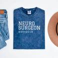 Neurosurgeon 2018 Graduation Mineral Wash Tshirts Mineral Navy