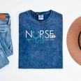 New Nurse Est 2018 School Graduation Nursing Mineral Wash Tshirts Mineral Navy