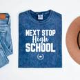 Next Stop High School Graduation T-Shirt Mineral Wash Tshirts Mineral Navy