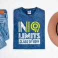 No Limits Cool Class Of 2019 Graduation Mineral Wash Tshirts Mineral Navy