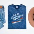 Nostalgia 80s Duck Goose Distressed Mineral Wash Tshirts Mineral Navy