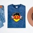 Nostalgia Chest Flag GDR Mineral Wash Tshirts Mineral Navy