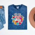 Nostalgia Love Tees -Adults Small Casual Festive Classic Fit T-Shirt Round Neck Straight Fit Collarless Short Sleeve Solid Lightweight Mineral Wash Tshirts Mineral Navy