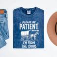Nostalgic Wagon Jest Please Be Patient I'm From The 1900s Mineral Wash Tshirts Mineral Navy Nostalgic Wagon Jest Please Be Patient I'm From The 1900s Mineral Wash Tshirts Mineral Navy