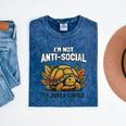 Not Anti Social Im Just A Turtle Sarcastic Introvert Humor Mineral Wash Tshirts Mineral Navy Not Anti Social Im Just A Turtle Sarcastic Introvert Humor Mineral Wash Tshirts Mineral Navy