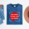 Not Booked Or Busy Just Not Coming Introvert Mineral Wash Tshirts Mineral Navy