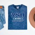 NSU No Such University High School Graduation Mineral Wash Tshirts Mineral Navy