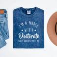 Nurse DNP PhD Doctorate Graduation Women Mineral Wash Tshirts Mineral Navy