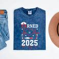 Nurse Earned It 2025 Nurse Graduation RN LPN Class Of 2025 Mineral Wash Tshirts Mineral Navy