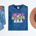 In My Nurse Era Nursing School Graduation Women Mineral Wash Tshirts Mineral Navy