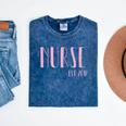 Nurse Est 2018 New Nurse Graduation Shirt Mineral Wash Tshirts Mineral Navy