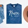 Nurse Est 2019 Shirt Women Nursing School Graduation Mineral Wash Tshirts Mineral Navy
