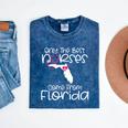 Nurse Florida RN CNA LPN Nursing Student Graduation Mineral Wash Tshirts Mineral Navy