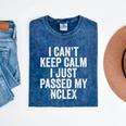 Nurse Graduation I Can't Keep Calm I Passed My NCLEX Mineral Wash Tshirts Mineral Navy
