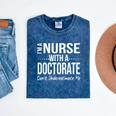 Nurse PhD Doctorate Graduation Doctor Nursing Practice Mineral Wash Tshirts Mineral Navy