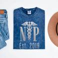 Nurse Practitioner Graduation Caduceus NP Degree 2019 Mineral Wash Tshirts Mineral Navy