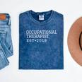 Occupational Therapist 2018 Graduation Mineral Wash Tshirts Mineral Navy