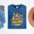 One Degree Hotter Graduation Ceremony Celebration Mineral Wash Tshirts Mineral Navy