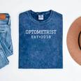 Optometrist 2018 Graduation Optometry Student Mineral Wash Tshirts Mineral Navy