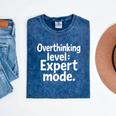 Overthinking Level Expert Mode Sarcasm Introvert Mineral Wash Tshirts Mineral Navy Overthinking Level Expert Mode Sarcasm Introvert Mineral Wash Tshirts Mineral Navy