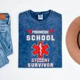 Paramedic School Graduation Shirt Survivor Mineral Wash Tshirts Mineral Navy