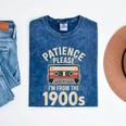 Patience Please I'm From The 1900s Cassette Mineral Wash Tshirts Mineral Navy