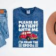 Be Patient With Me I'm From The 1900s Vintage Car Humor Mineral Wash Tshirts Mineral Navy