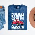 Be Patient With Me I'm From The 1900s Vintage Car Humor Premium Mineral Wash Tshirts Mineral Navy