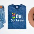 Peace Out 5th Grade Tie Dye Graduation Class Of 2026 Mineral Wash Tshirts Mineral Navy