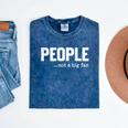 People Not A Big Fan Introvert Sarcasm Mom Dad Joke Mineral Wash Tshirts Mineral Navy