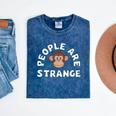 People Are Strange Monkey Introvert People Hater Mineral Wash Tshirts Mineral Navy